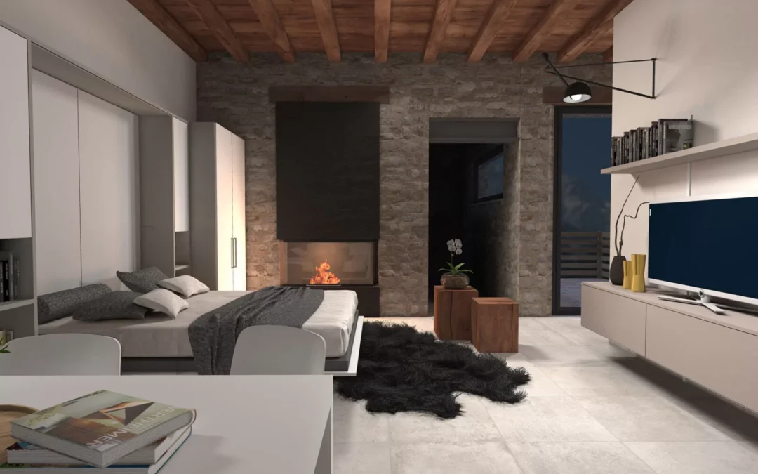 Arredare una piccola mansarda in montagna