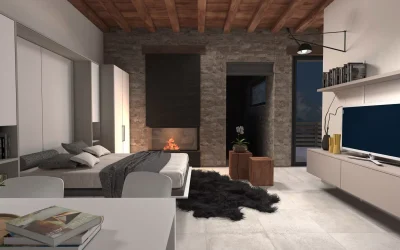 Arredare una piccola mansarda in montagna